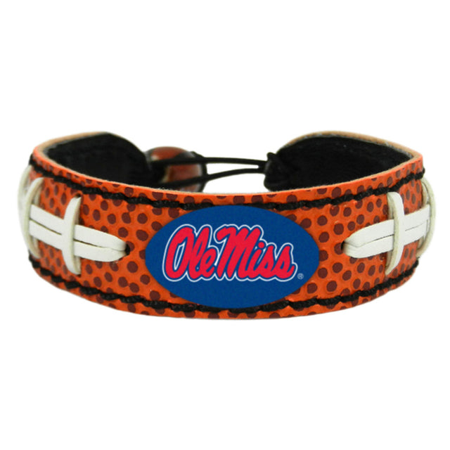 Pulsera de fútbol clásico de Mississippi Rebels CO