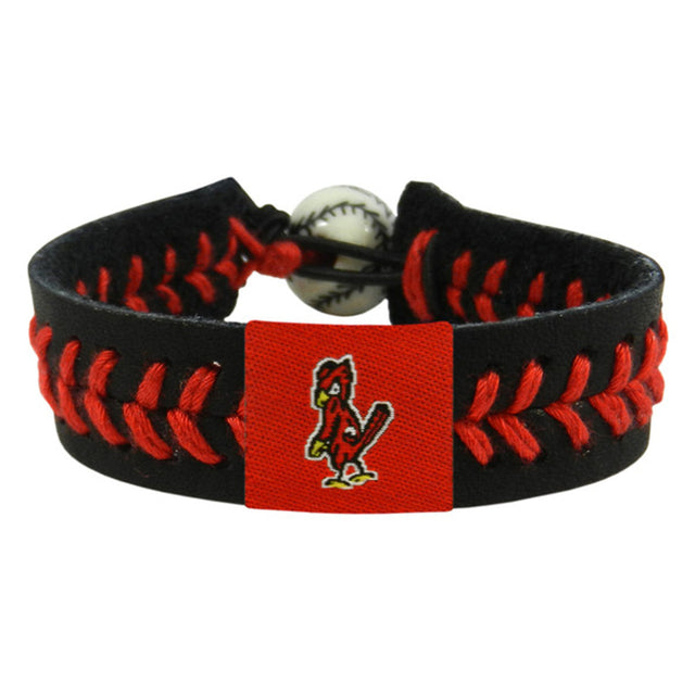 Pulsera de los St. Louis Cardinals con el color del equipo de béisbol Angry Bird Black CO