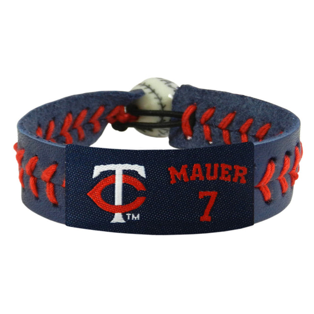 Pulsera de los Minnesota Twins Color del equipo Béisbol Joe Mauer CO