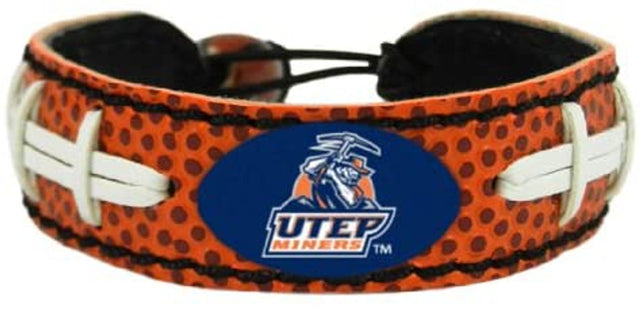 Pulsera clásica de fútbol de los Mineros de UTEP CO