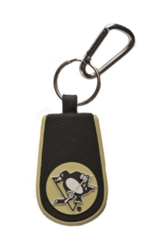 Llavero clásico de hockey de los Pittsburgh Penguins