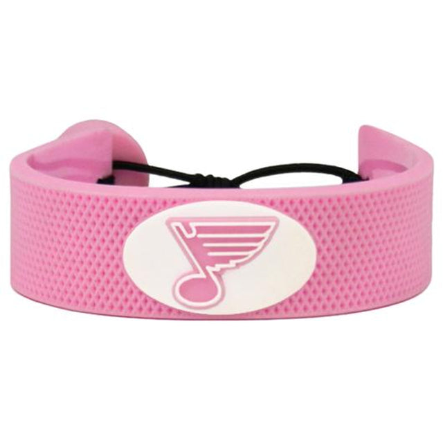 Pulsera St. Louis Blues de hockey rosa CO