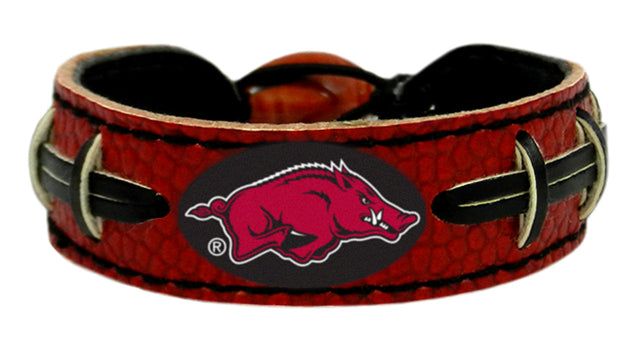 Pulsera de color del equipo de fútbol de Arkansas Razorbacks CO