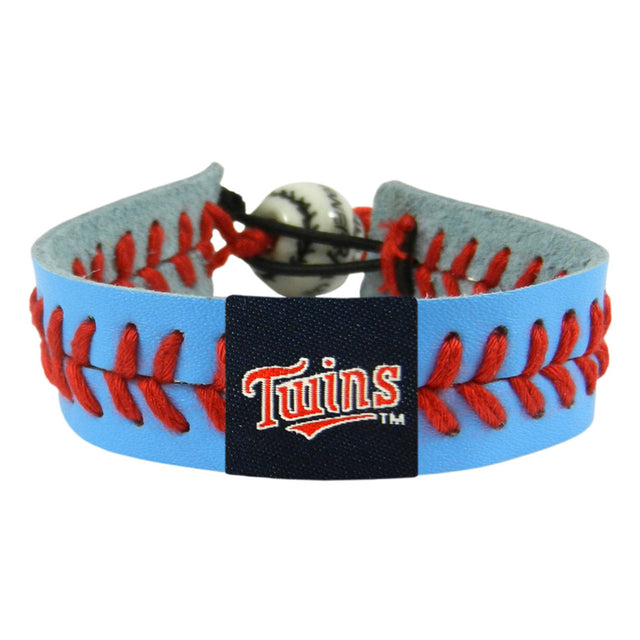 Pulsera de los Minnesota Twins con el logotipo de béisbol en color del equipo