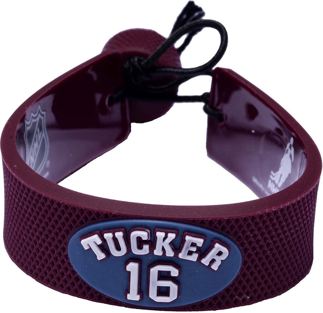 Pulsera de color del equipo Colorado Avalanche Jersey Darcy Tucker Design CO