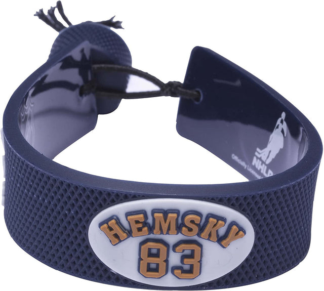 Pulsera de color del equipo de los Edmonton Oilers, camiseta de Alex Hemsky Design CO