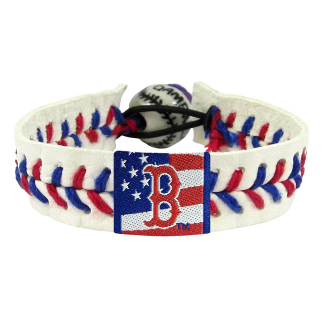 Pulsera de los Boston Red Sox con estrellas y rayas de béisbol clásicas CO