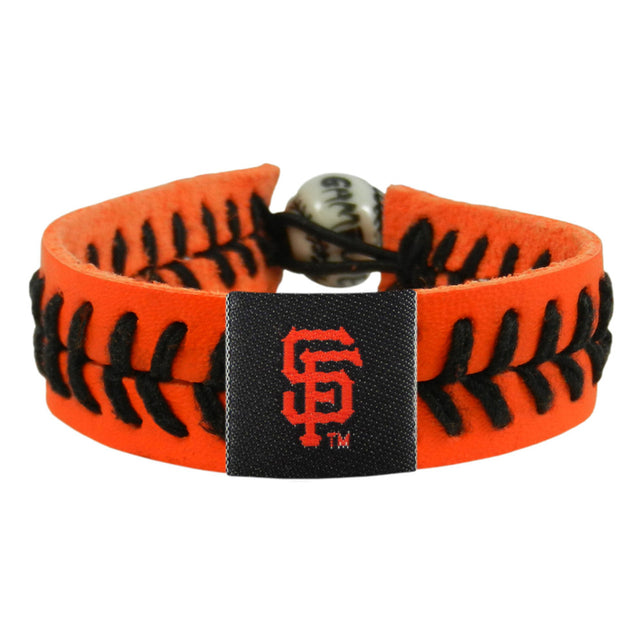 Pulsera de los Gigantes de San Francisco Color del equipo Béisbol Naranja CO