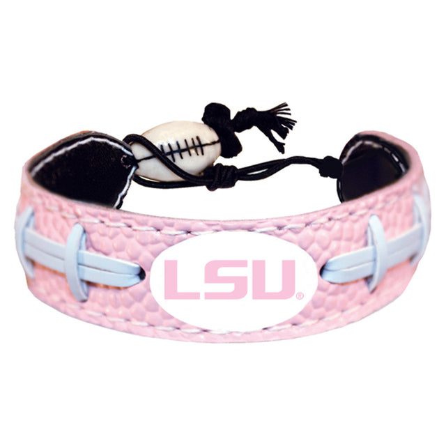 Pulsera clásica de béisbol rosa de los LSU Tigers CO