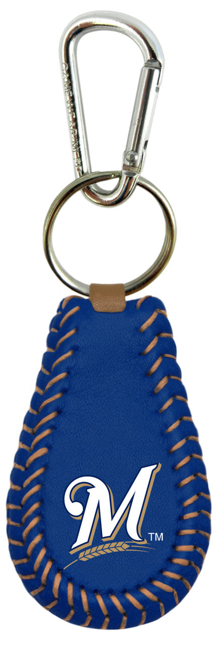 Milwaukee Brewers Keychain Team Color Baseball CO