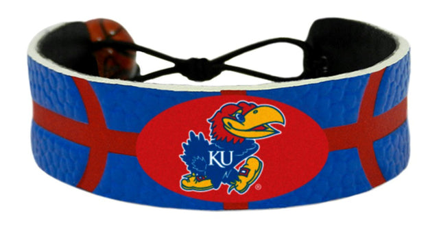 Pulsera de color del equipo de baloncesto de los Kansas Jayhawks