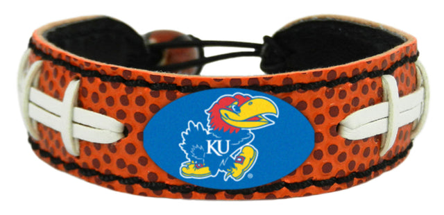 Pulsera clásica de fútbol de Kansas Jayhawks CO