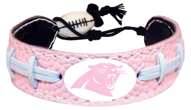 Pulsera de fútbol rosa alternativa de Carolina Panthers CO