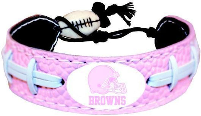 Pulsera de fútbol rosa alternativa de los Cleveland Browns CO