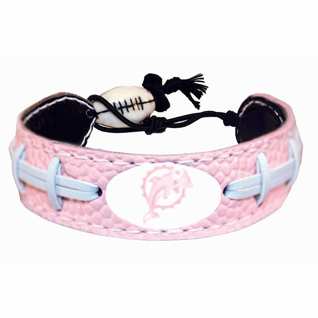 Pulsera rosa de los Miami Dolphins Football CO