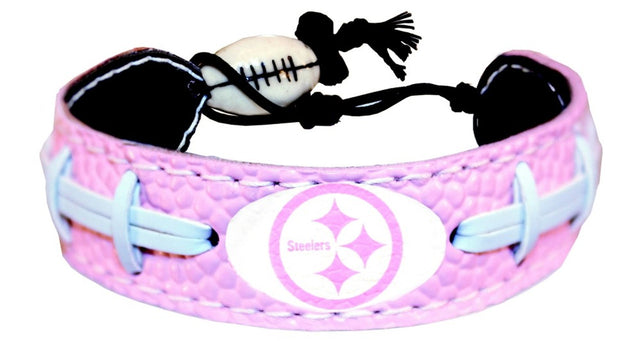 Pulsera de fútbol rosa de los Pittsburgh Steelers CO