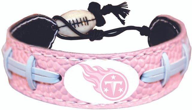 Pulsera de fútbol rosa de Tennessee Titans CO