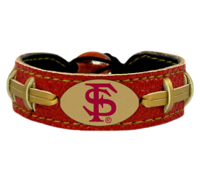 Pulsera de los Florida State Seminoles, color del equipo de fútbol, ​​logotipo de la cabeza de los Seminoles CO