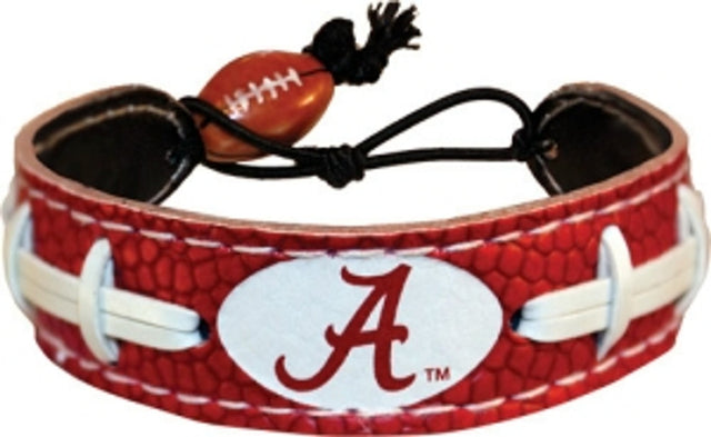 Pulsera Alabama Crimson Tide Color del equipo Fútbol A Logotipo CO