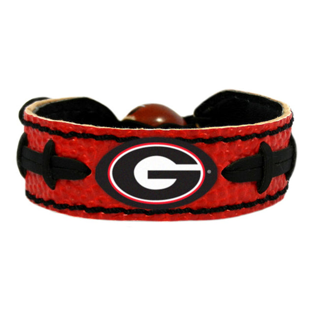 Pulsera de color del equipo de fútbol de Georgia Bulldogs CO