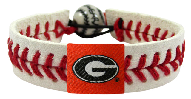 Pulsera clásica de béisbol de los Georgia Bulldogs con el logotipo Power G CO