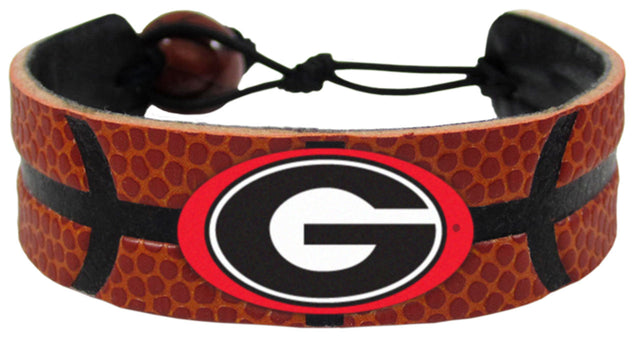 Pulsera clásica de baloncesto de Georgia Bulldogs con el logotipo Power G CO