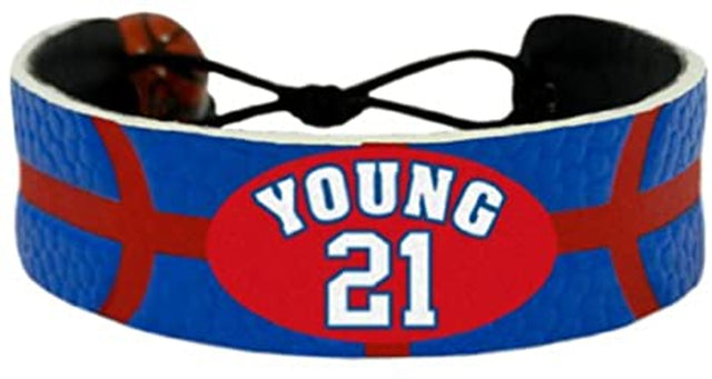 Philadelphia 76ers Bracelet Team Color Basketball Thaddeus Young CO