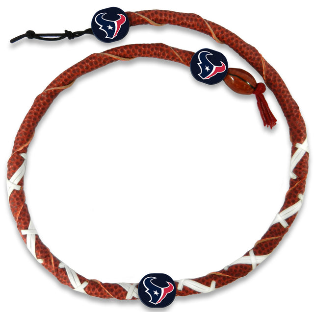 Houston Texans Necklace Classic Spiral Football CO