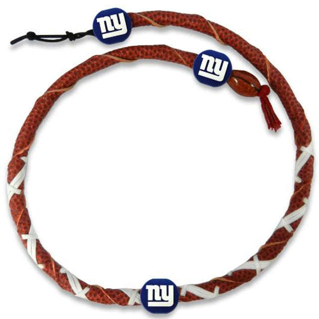 Collar de los New York Giants con espiral de fútbol CO