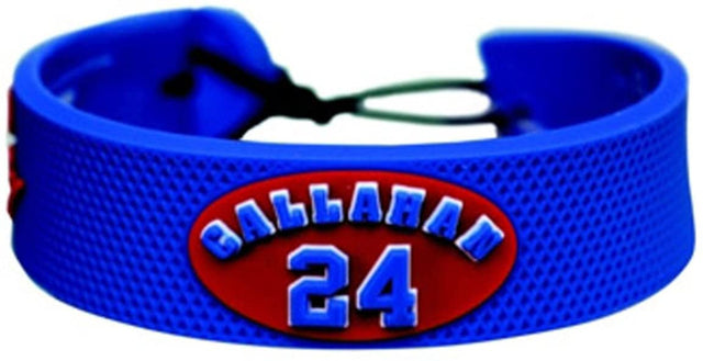 Pulsera de color del equipo de los New York Rangers con diseño de Ryan Callahan