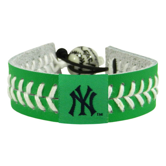 Pulsera de béisbol de los Yankees de Nueva York Día de San Patricio CO