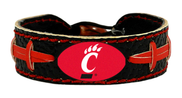 Pulsera de color del equipo de fútbol de Cincinnati Bearcats