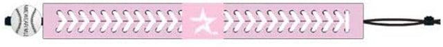 Pulsera Houston Astros Baseball Cuero Rosa CO