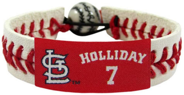 Pulsera de béisbol clásica de los St. Louis Cardinals de Matt Holiday CO