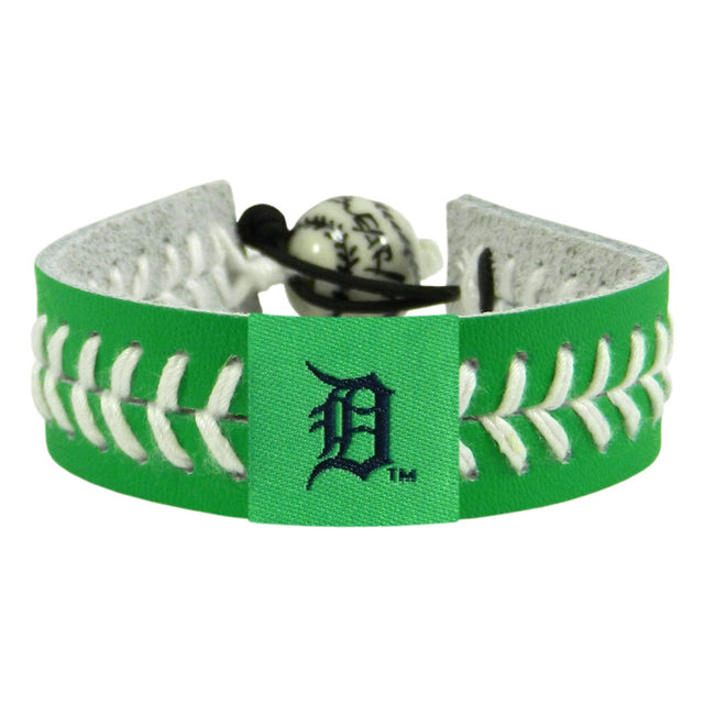 Pulsera de los Tigres de Detroit Color del equipo Béisbol Día de San Patricio CO