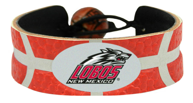 Pulsera de los Lobos de Nuevo México Equipo de color Baloncesto CO