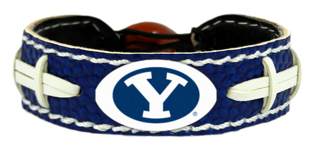 Pulsera de fútbol con los colores del equipo de los BYU Cougars