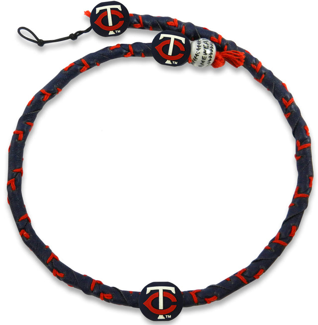 Collar de los Minnesota Twins con cuerda congelada, color del equipo de béisbol CO