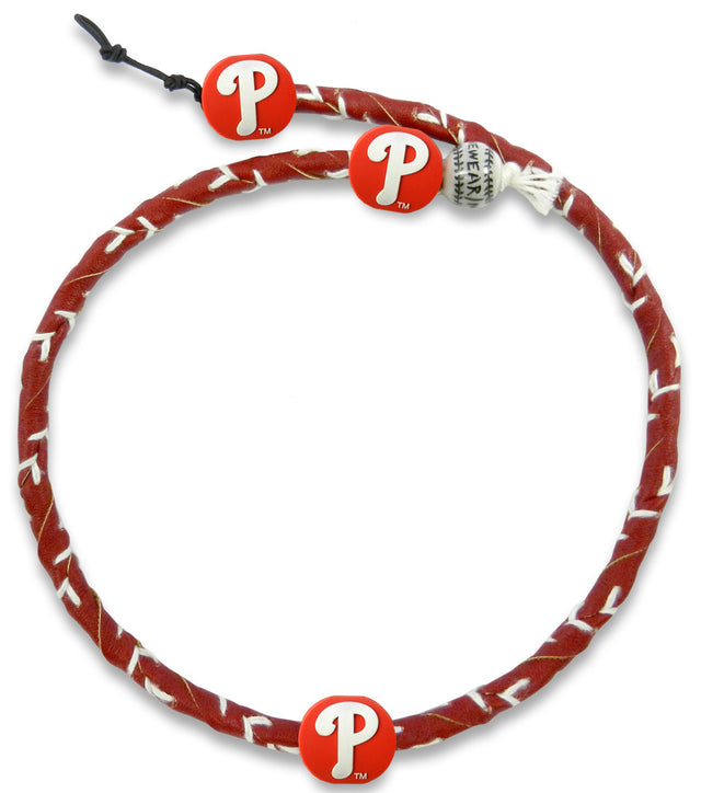 Philadelphia Phillies Necklace Frozen Rope Team Color Baseball CO