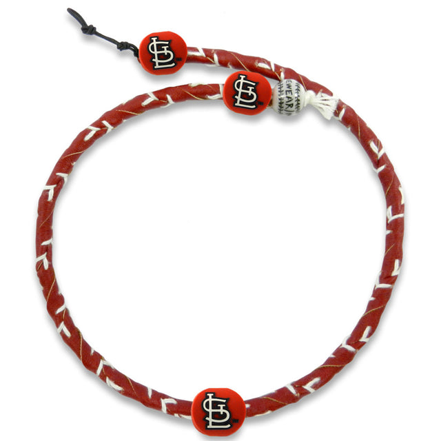 Collar de los St. Louis Cardinals con cuerda congelada, color del equipo de béisbol CO