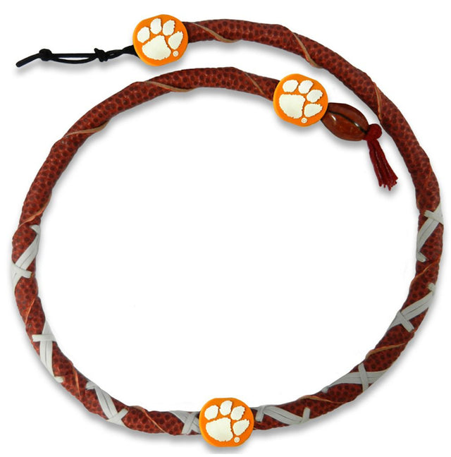 Collar de los Tigres de Clemson con espiral de fútbol CO