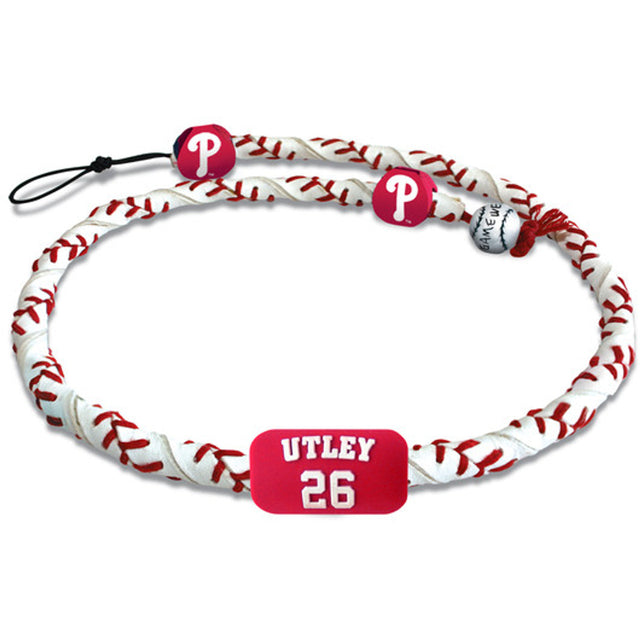 Collar de los Filis de Filadelfia Cuerda congelada Béisbol clásico Chase Utley CO