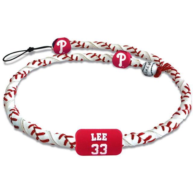 Collar de los Philadelphia Phillies Cuerda congelada Béisbol clásico Cliff Lee CO