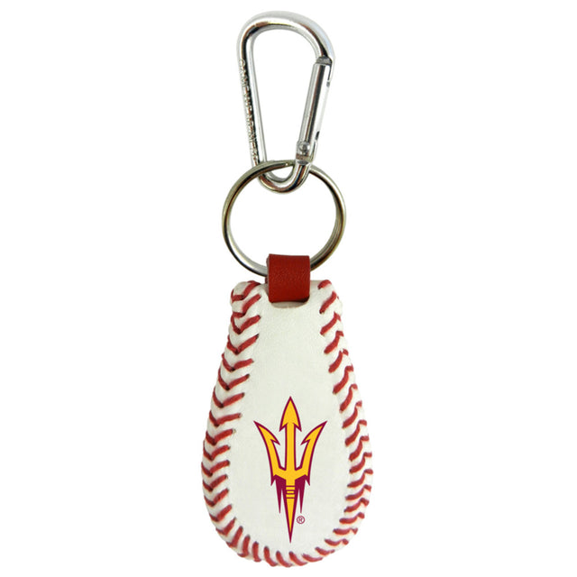 Llavero clásico de béisbol con el logotipo de Arizona State Sun Devils con forma de horca