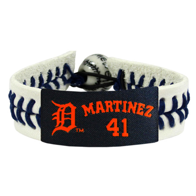 Pulsera de los Tigres de Detroit de béisbol genuino Victor Martinez CO