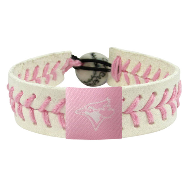 Pulsera de béisbol rosa de los Toronto Blue Jays CO