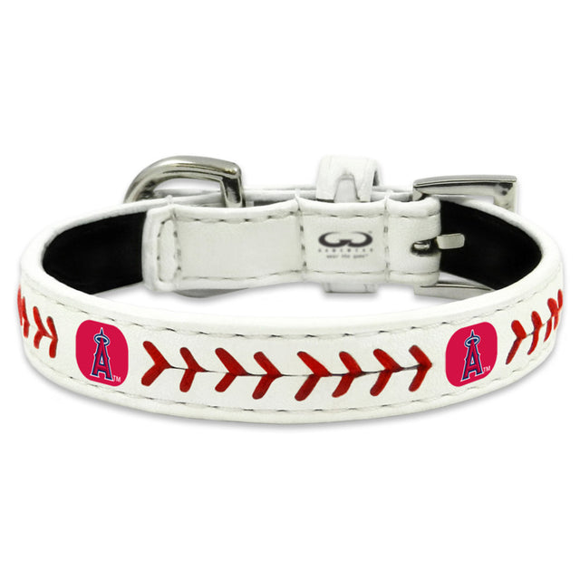 Collar para mascotas de Los Angeles Angels, juguete clásico de cuero de tamaño béisbol