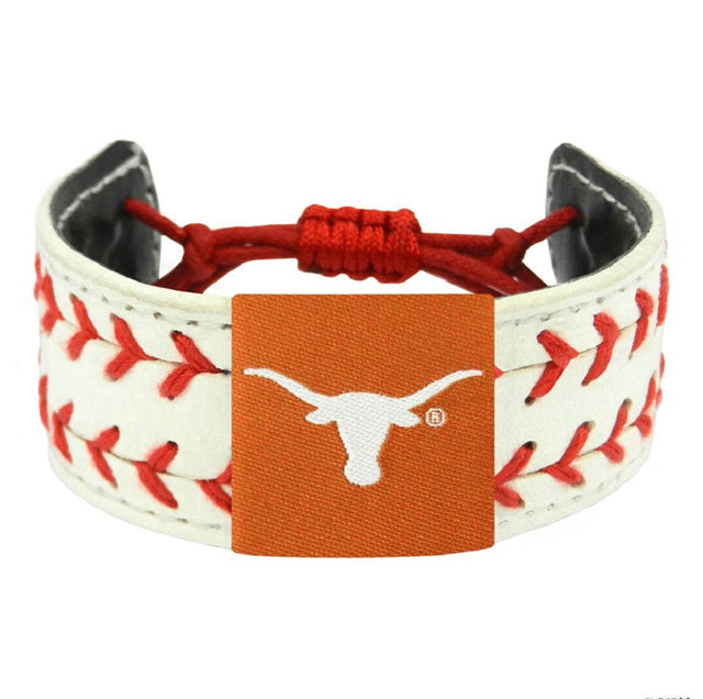 Pulsera clásica de dos costuras de Texas Longhorns CO