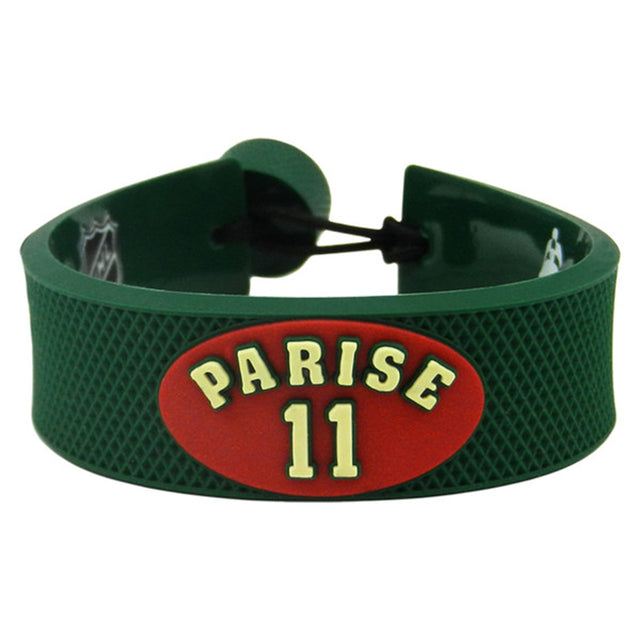 Camiseta con brazalete de color del equipo Minnesota Wild de Zach Parise Design CO