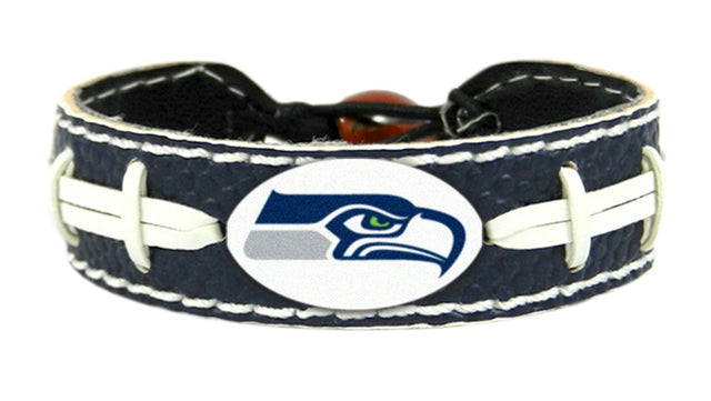 Pulsera Seattle Seahawks Color del equipo Fútbol Azul marino CO